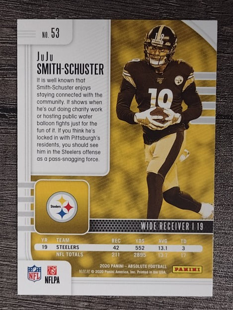 2020 Absolute Retail #53 JuJu Smith-Schuster