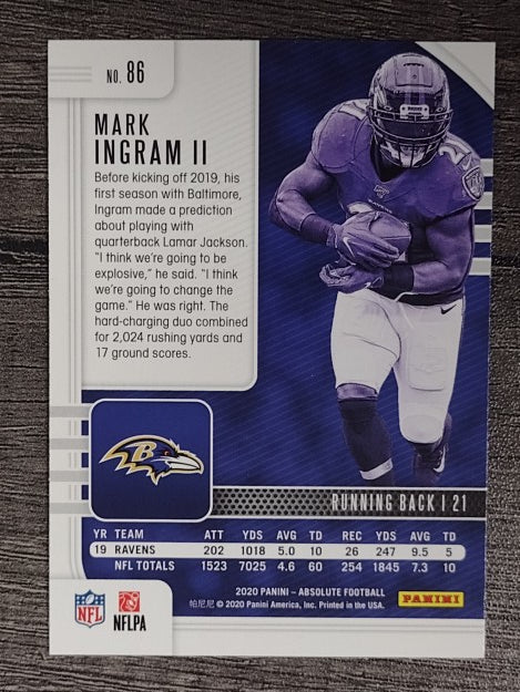 2020 Absolute Retail #86 Mark Ingram II