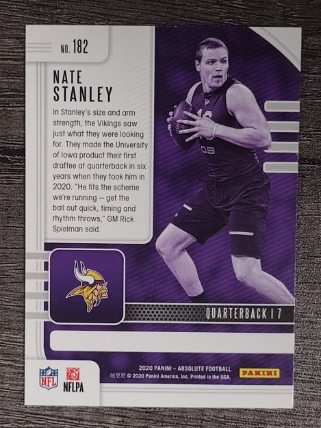 2020 Absolute Retail #182 Nate Stanley