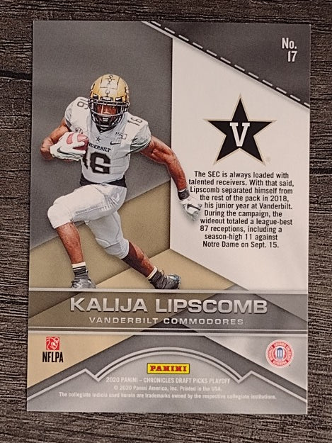 2020 Playoff Draft Picks #17 Kalija Lipscomb
