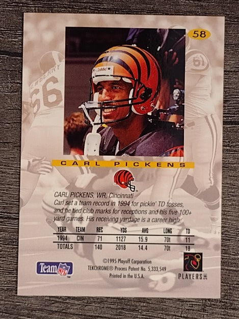 1995 Absolute #58 Carl Pickens