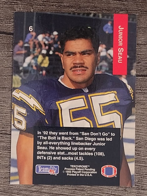1993 Playoff #6 Junior Seau
