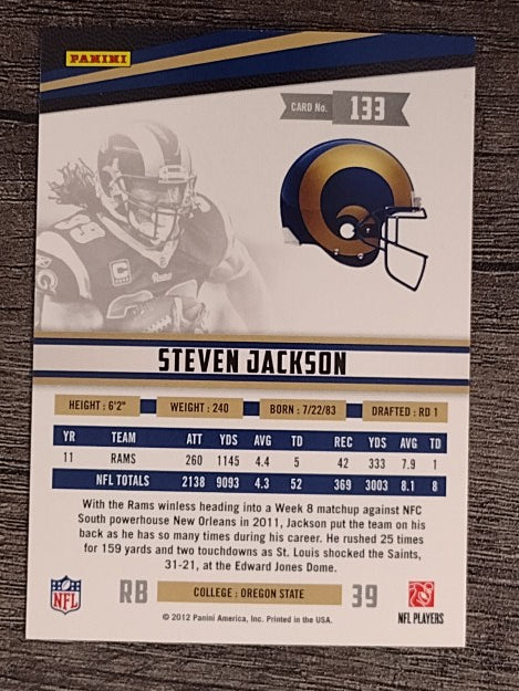 2012 Rookies and Stars #133 Steven Jackson