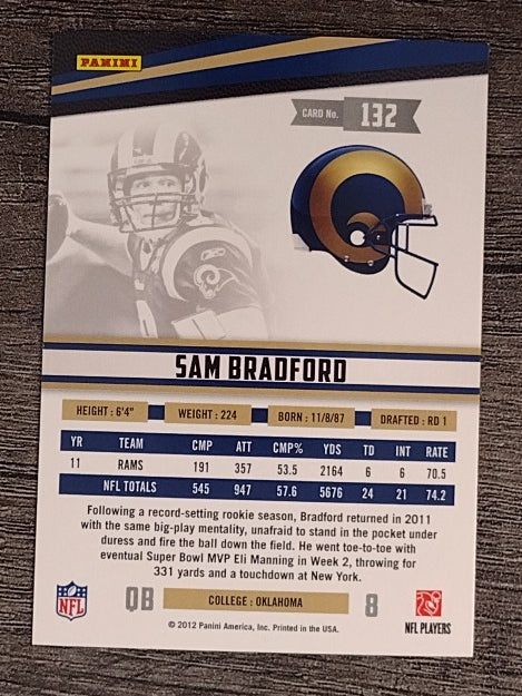 2012 Rookies and Stars #132 Sam Bradford