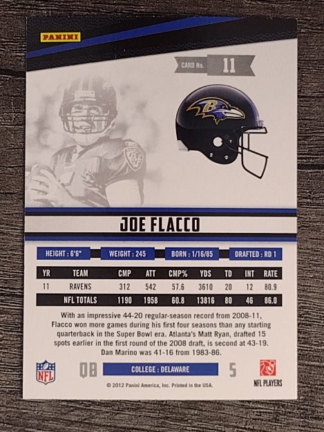 2012 Rookies and Stars #11 Joe Flacco