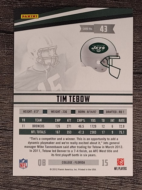 2012 Rookies and Stars #43 Tim Tebow
