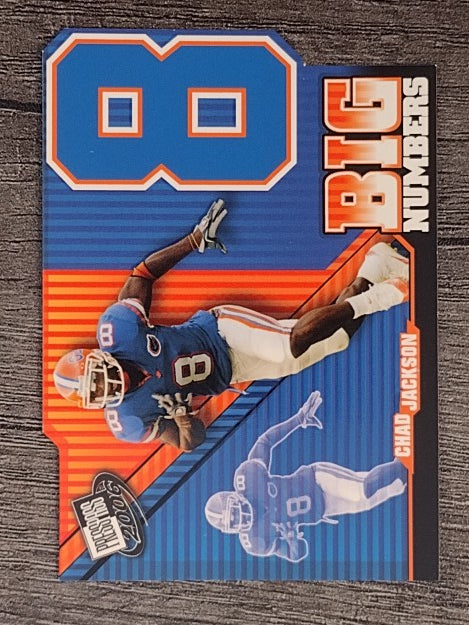 2006 Press Pass Big Numbers #BN5 Chad Jackson