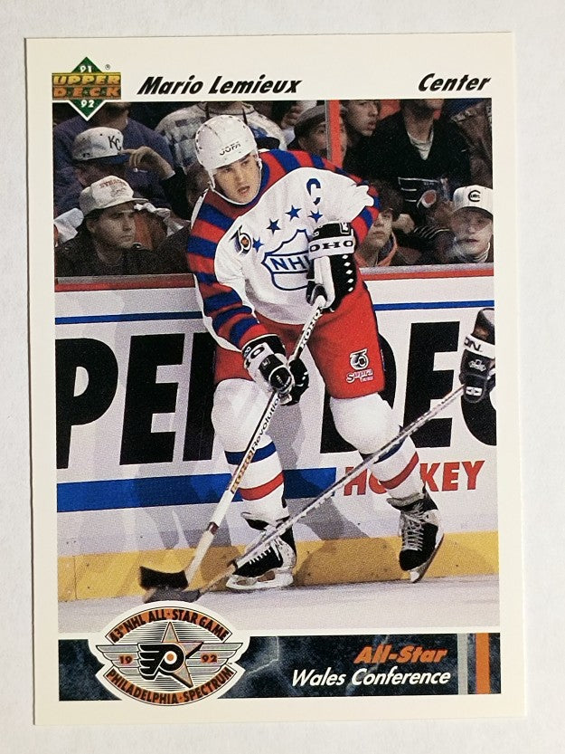 1991-92 Upper Deck #611 Mario Lemieux AS