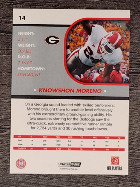 2009 Press Pass SE #14 Knowshon Moreno