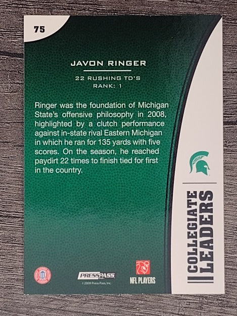2009 Press Pass #75 Javon Ringer LL