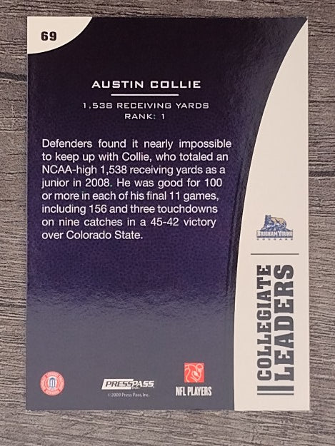 2009 Press Pass #69 Austin Collie LL