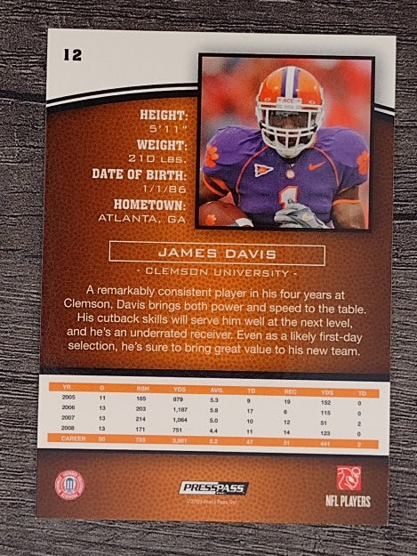 2009 Press Pass #12 James Davis