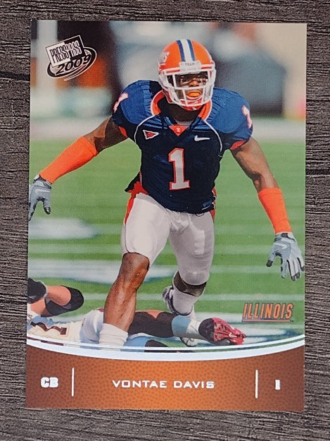 2009 Press Pass #46 Vontae Davis