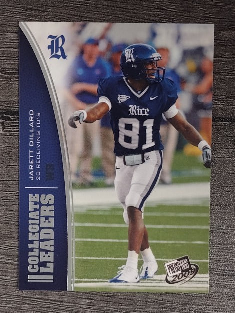 2009 Press Pass #66 Jarett Dillard LL