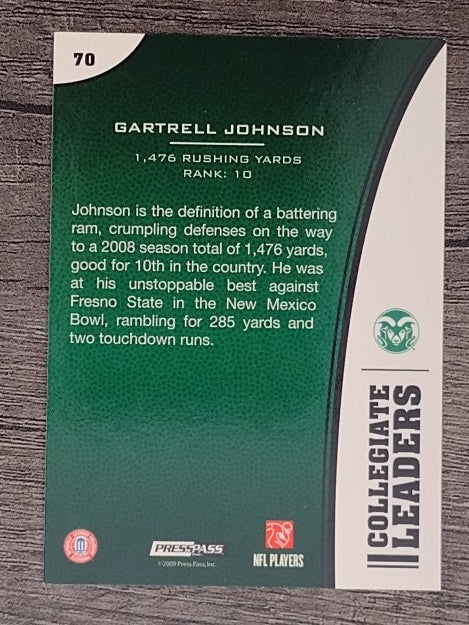 2009 Press Pass #70 Gartrell Johnson LL