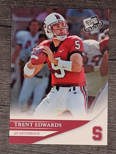 2007 Press Pass #32 Trent Edwards