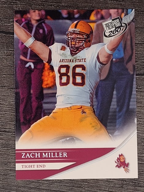 2007 Press Pass #39 Zach Miller