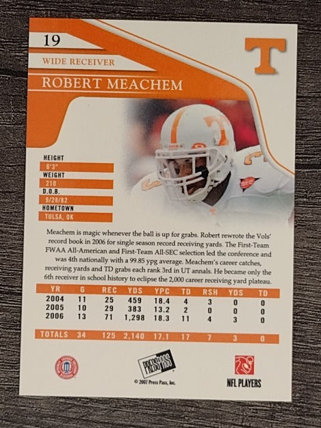 2007 Press Pass #19 Robert Meachem