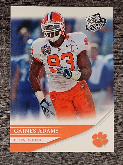 2007 Press Pass #23 Gaines Adams
