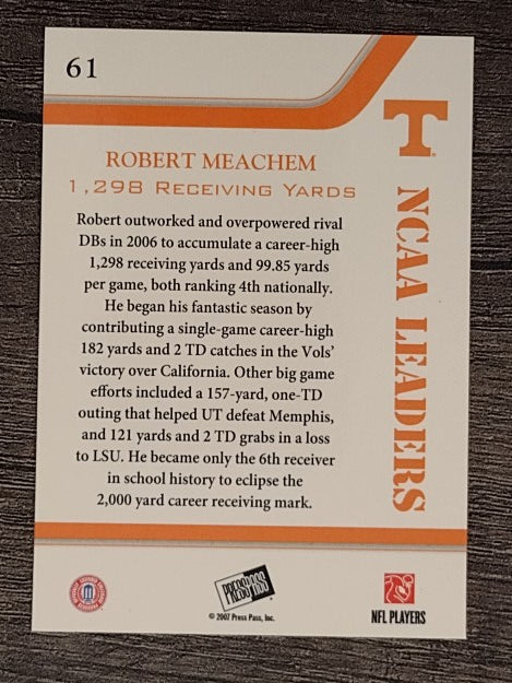 2007 Press Pass #61 Robert Meachem LDR