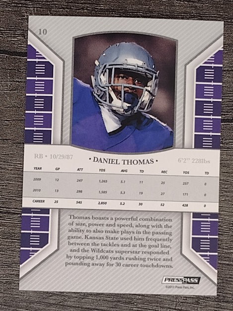 2011 Press Pass Legends #10 Daniel Thomas