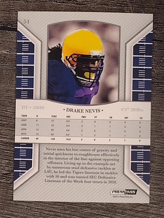 2011 Press Pass Legends #51 Drake Nevis