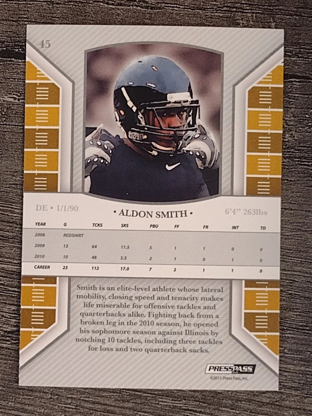 2011 Press Pass Legends #45 Aldon Smith