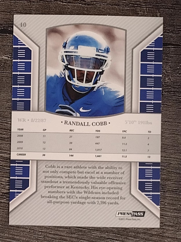 2011 Press Pass Legends #40 Randall Cobb