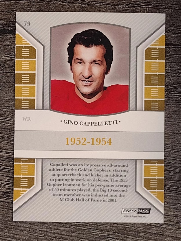 2011 Press Pass Legends #79 Gino Cappelletti