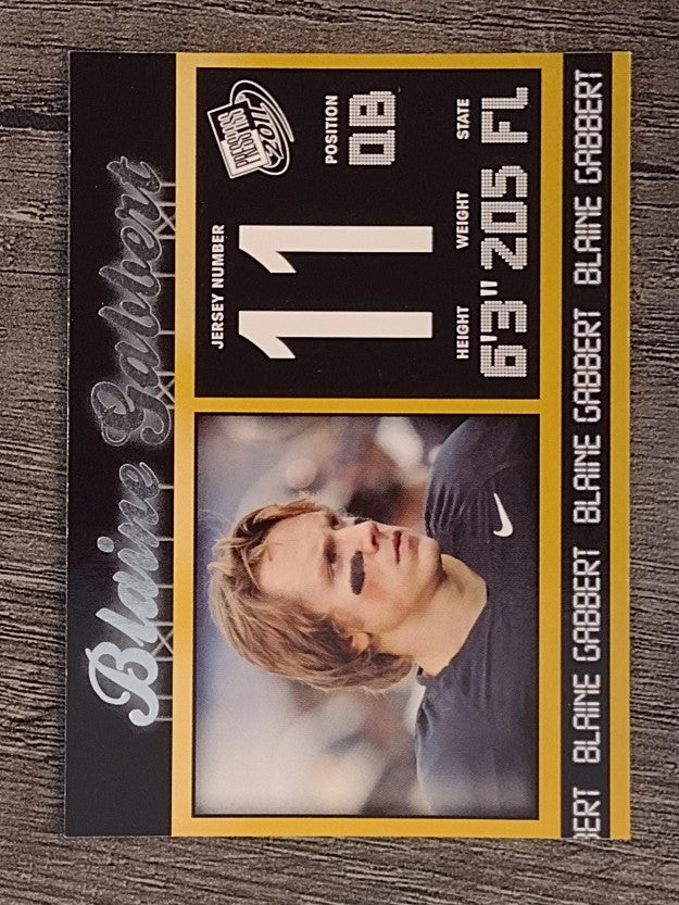 2011 Press Pass #20 Blaine Gabbert