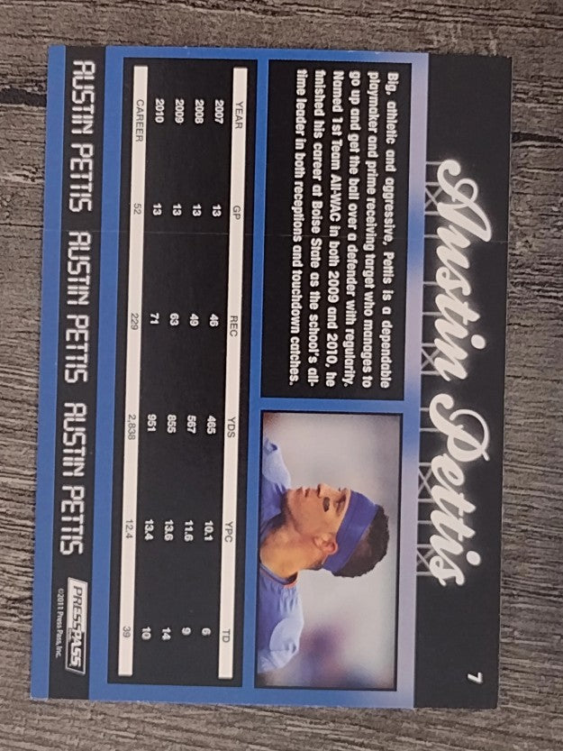 2011 Press Pass #7 Austin Pettis