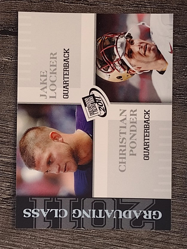 2011 Press Pass #97 Jake Locker GC/Christian Ponder