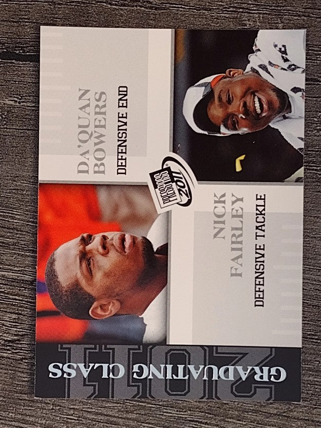 2011 Press Pass #92 Da'Quan Bowers GC/Nick Fairley