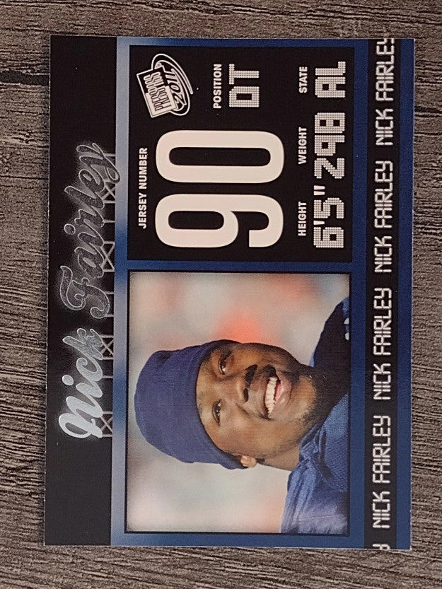 2011 Press Pass #5 Nick Fairley