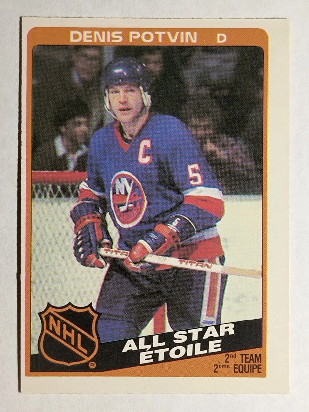 1984-85 O-Pee-Chee #216 Denis Potvin AS
