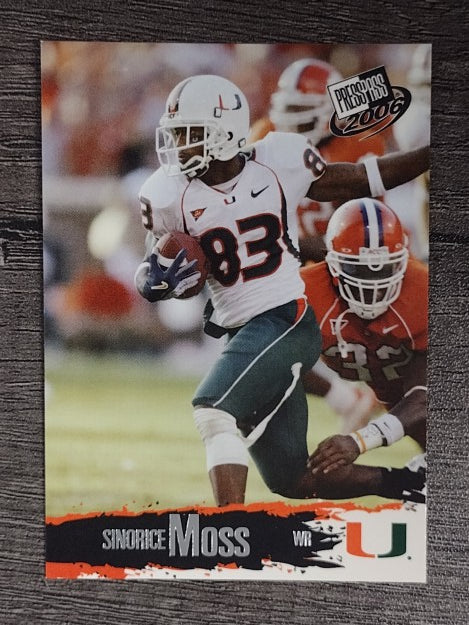 2006 Press Pass #25 Sinorice Moss