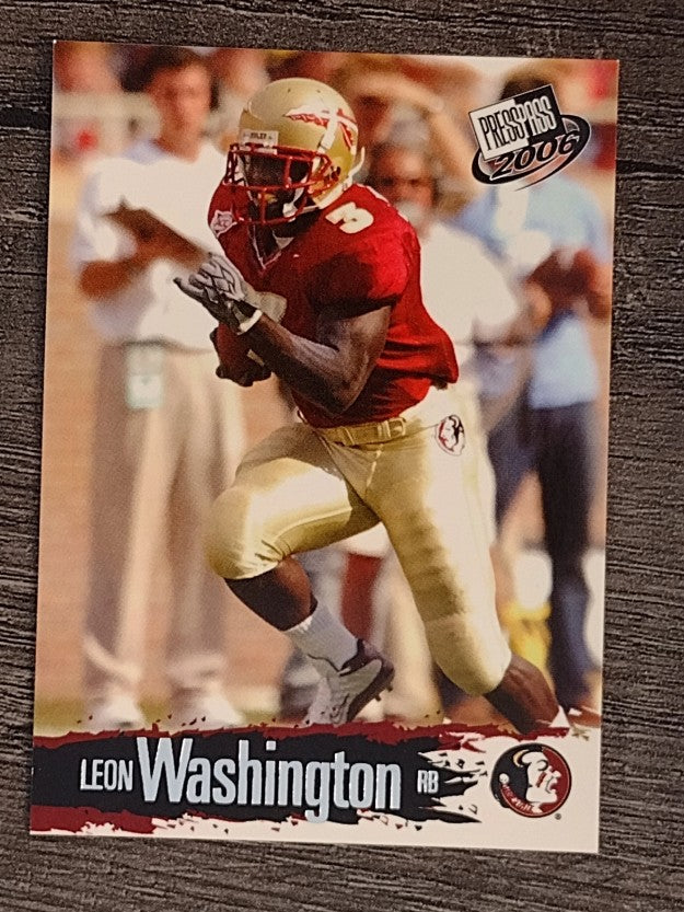 2006 Press Pass #16 Leon Washington