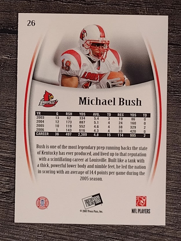 2007 Press Pass Legends #26 Michael Bush
