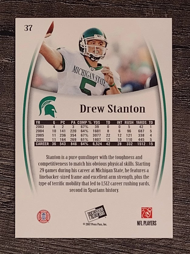2007 Press Pass Legends #37 Drew Stanton