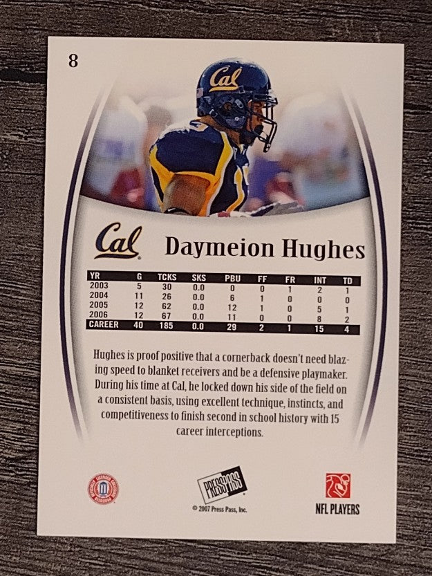2007 Press Pass Legends #8 Daymeion Hughes