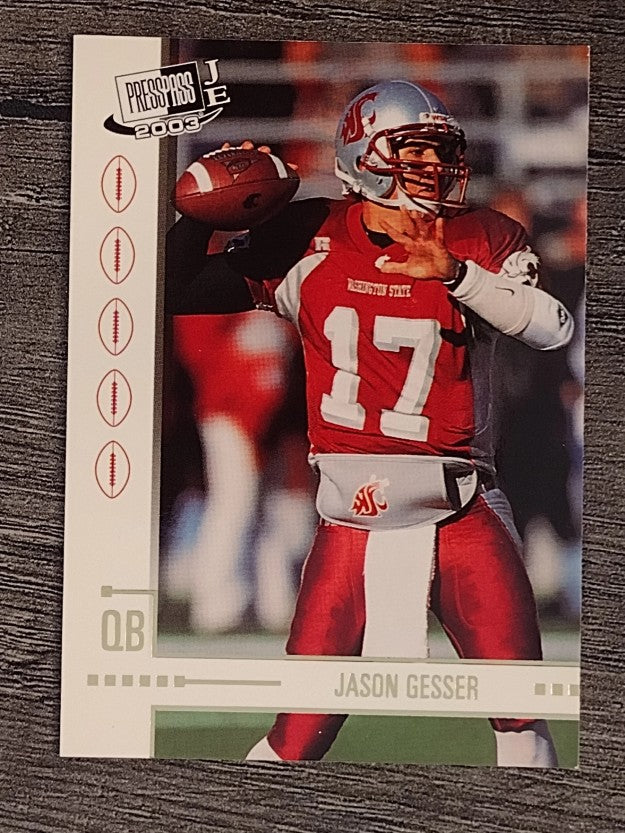 2003 Press Pass JE Retail #R10 Jason Gesser