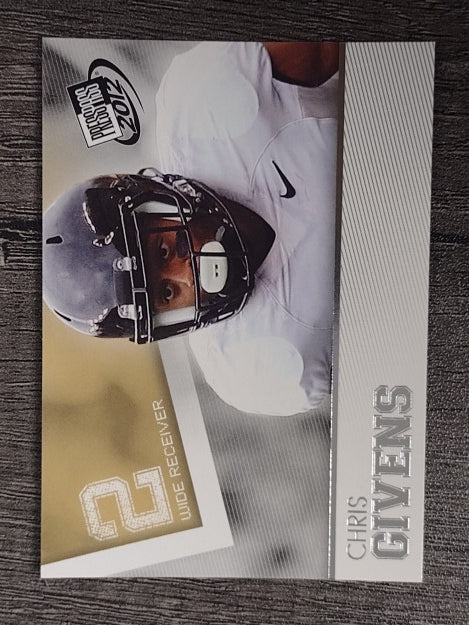 2012 Press Pass #17 Chris Givens