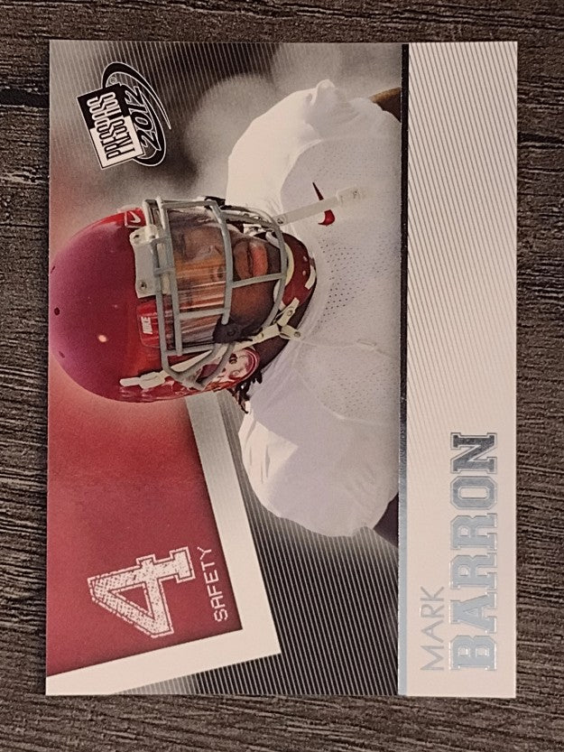 2012 Press Pass #2 Mark Barron