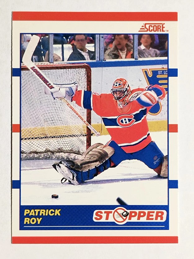1990-91 Score Canadian #344 Patrick Roy Stopper