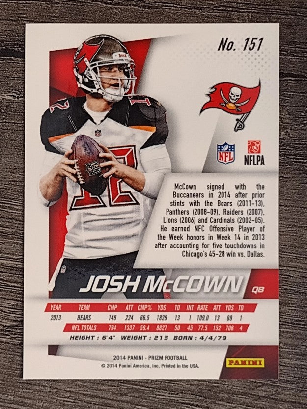 2014 Panini Prizm #151 Josh McCown
