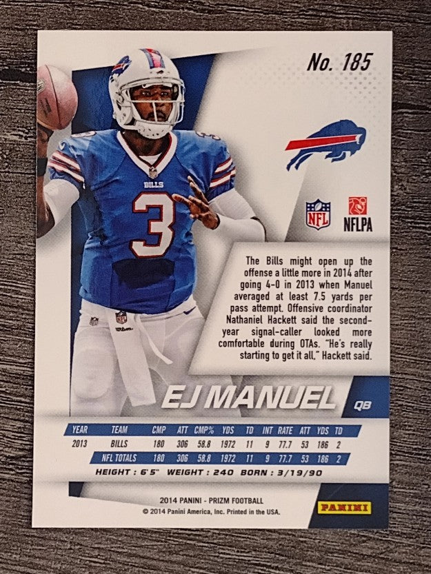 2014 Panini Prizm #185 EJ Manuel