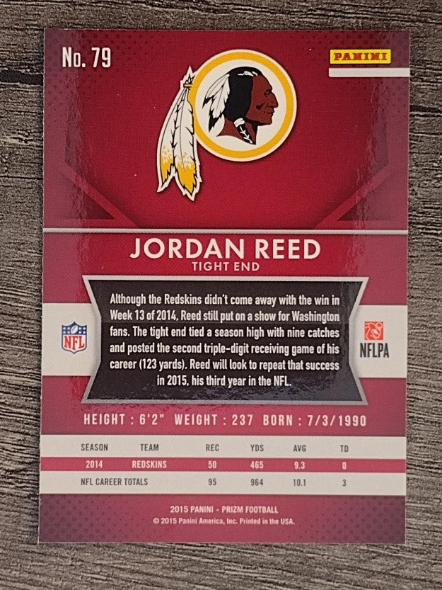 2015 Panini Prizm #79 Jordan Reed