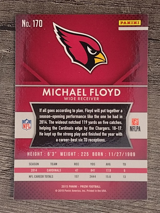 2015 Panini Prizm #170 Michael Floyd