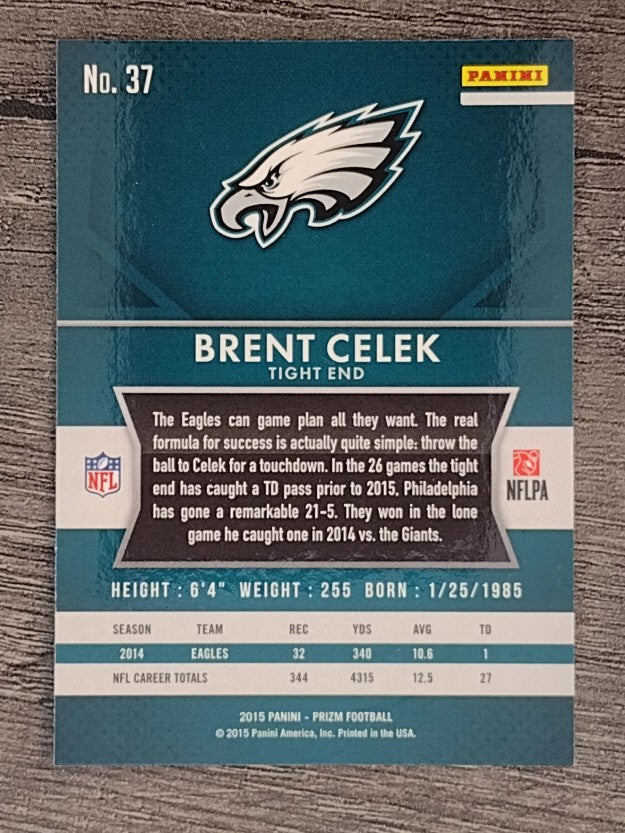 2015 Panini Prizm #37 Brent Celek