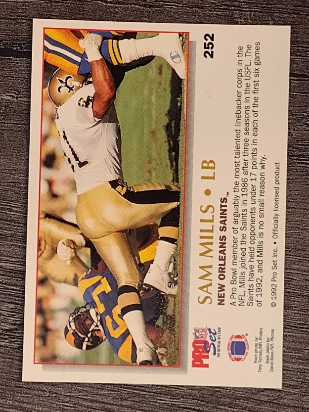 1992 Power #252 Sam Mills